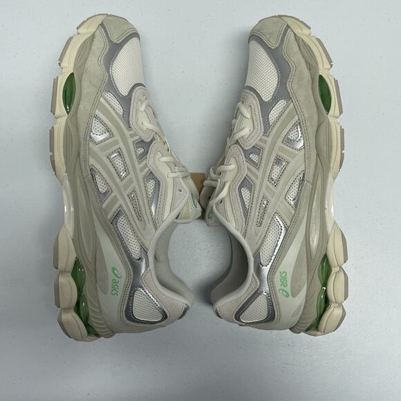 Asics Gel NYC Peppermint Menthol Pack 1203A383 112 Size 12 Cream Mesh Runner Y2K main image 5